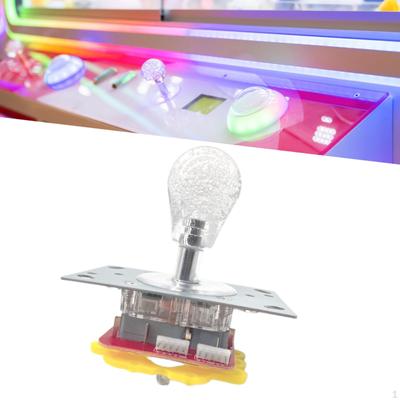 LED arkádový podsvícený joystick, krátký hřídel joystick skříňky tlačítek Přepínatelné pro