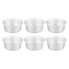 4 Inches 6pcs Cake Mould Non Stick Removable Base Round Cake Pan Set for Wedding Birthday Party