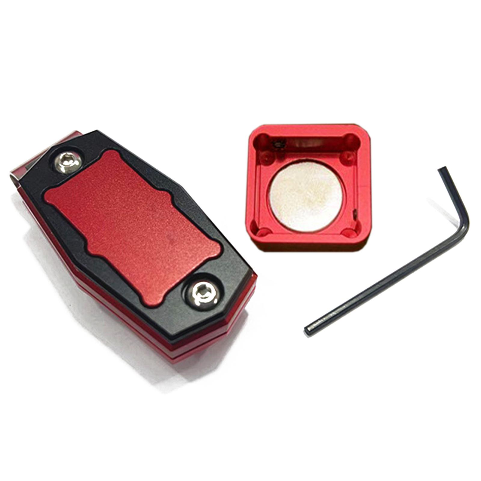 

Магнитная коробка для бильярдных киев, переносной держатель для бильярдных мелков с зажимом для ремня, чехол для бильярдных мелков, аксессуар для снукера 3