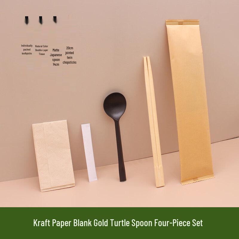 ZISIZ Disposable Bamboo Chopsticks 4-Piece Set