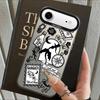 Back Phone Cover Case for iPhone 17 Pro Max 15 Plus XS 12 Air 14 13 Pro 16 11 XR Leopard Print Logo