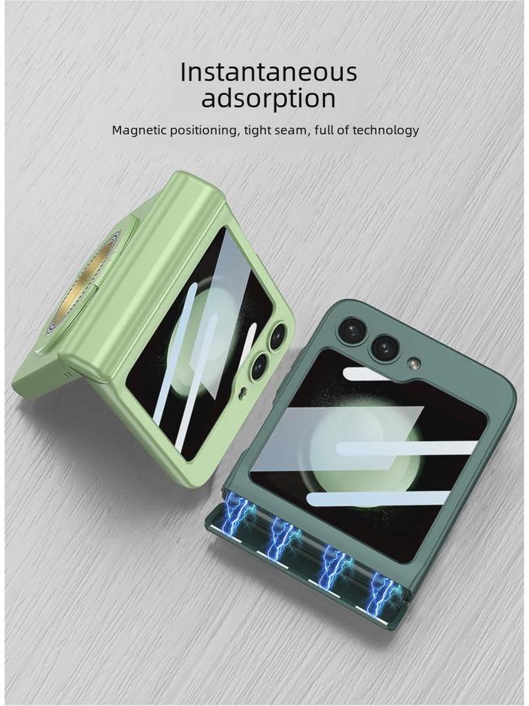 Ultra-Thin Magnetic Ring Bracket Case for Samsung Galaxy Z Flip5