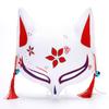 Half Face  Mask Hand-painted Fashion Mask Halloween Masquerade Party Tassels Anime Fox Mask For Costume Parties Anime