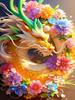 Diamond Art Painting Newly Arrived Chinese Loong Flower Diy 5d All Mosaic Jewelry CrossStitch Embroidery Set Home Decoration