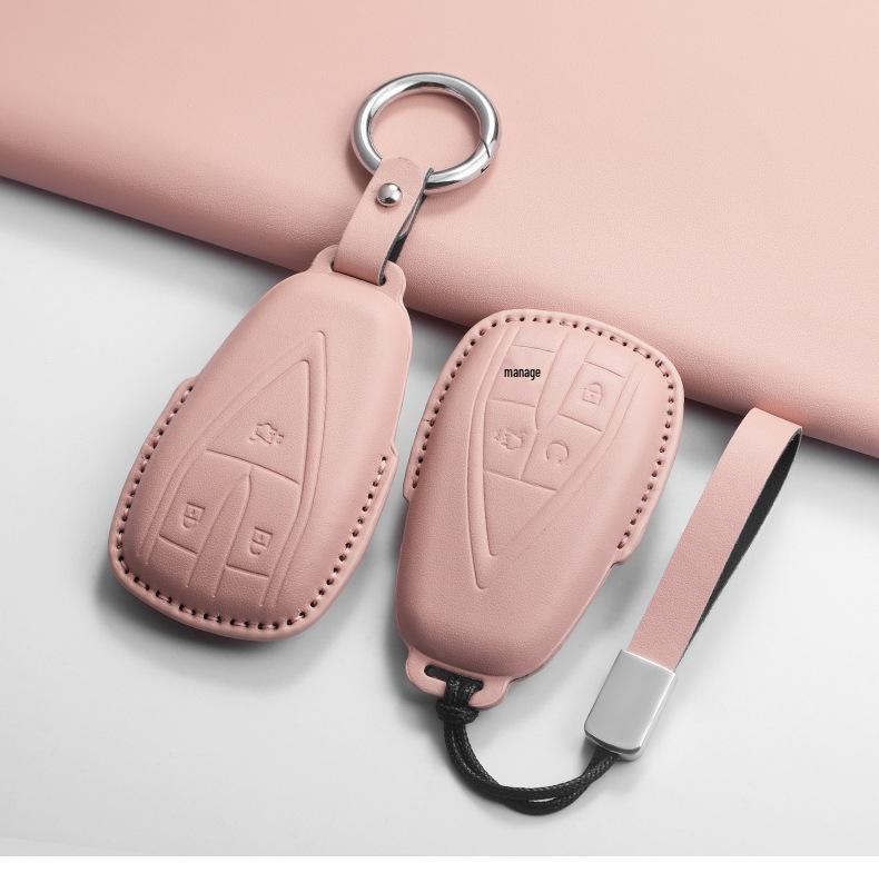 Changan CS75Plus/CS55Plus, Yidong, Oshan X5/Z6 Car Key Cover (Black)