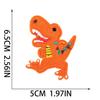 Autocolant din Pânză Brodată cu Dinozauri Mixt, Decorațiune pentru Haine, Autocolant Mic cu Petec de Dinozaur, Potrivire pentru Geantă, Petec cu Animale Mici.