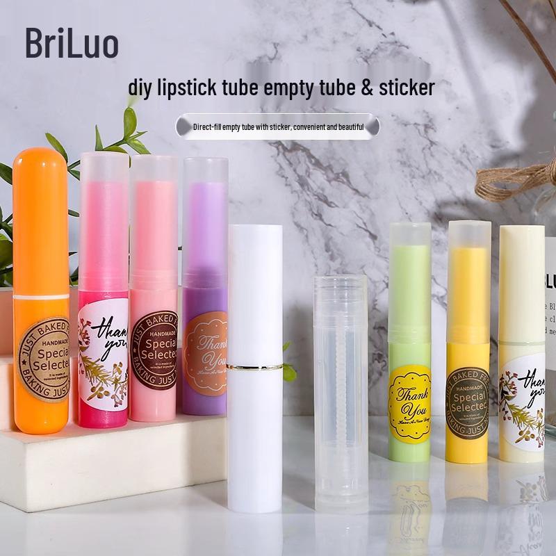 Suya DIY Korean-Style Cute Candy Color Lipstick & Lip Balm Empty Tube Packaging
