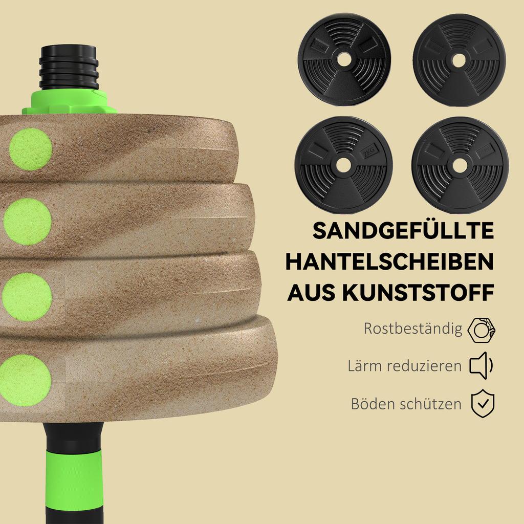Adjustable Dumbbell Set 30 KG Dumbbell Set Dumbbells Barbells Weight Set for Strength Training