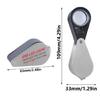 Magnifying Glass with Light 10X/20X/30X Magnifying Lens Handheld Magnifier Magnifying Glass for Jewelry Coin Inspection