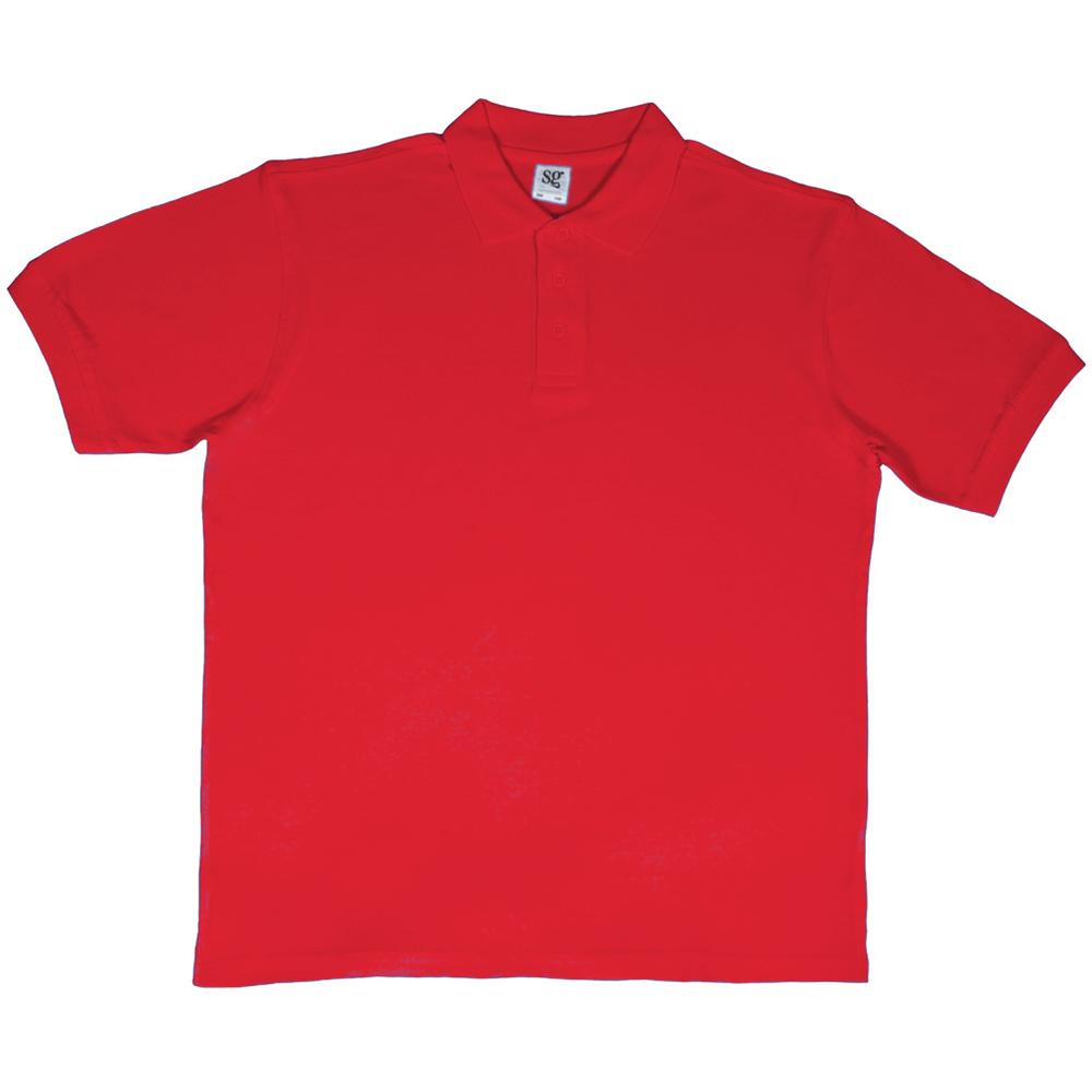 SG Mens Ring-Spun Cotton Short Sleeve Polo Shirt