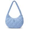Polyester Hobo Bag Shoulder Bag Medium Women's Light Blue Casual 3ABQM0936-07SBS