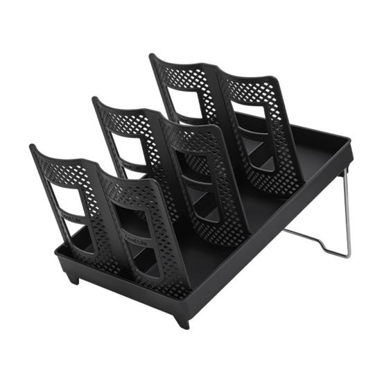 Adjustable Cup Holder Disposable Cup Dispenser with Removable Panels Living Room Drink Cup Organizer for Coffee Pods Straws