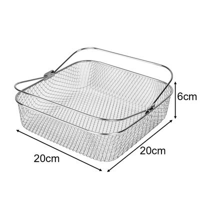 Air Fryer Basket Easy Lift Handle QT QT Air Fryer Accessories Fried Vegetables