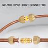 1/2" 1/4" 3/8" Copper Connectors Straight Flare Fittings  HVAC Air Conditioning Refrigeration