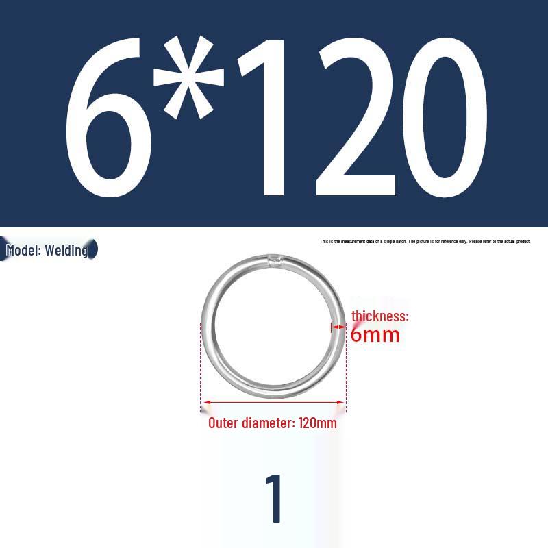 304 Stainless Steel Seamless O-Ring for Lifting and Hammock Yoga Connection