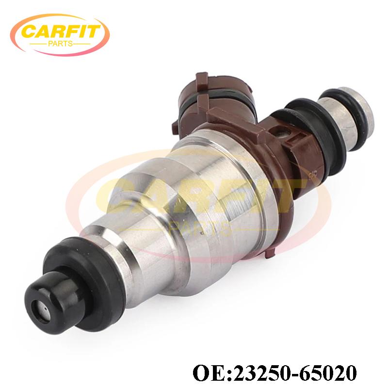 6PCS OEM 23250-65020 2325065020 23209-65020 2320965020 Fuel Injectors For 1989-1995 Toyota 4Runner Pickup T100 3VZE 3.0L V6