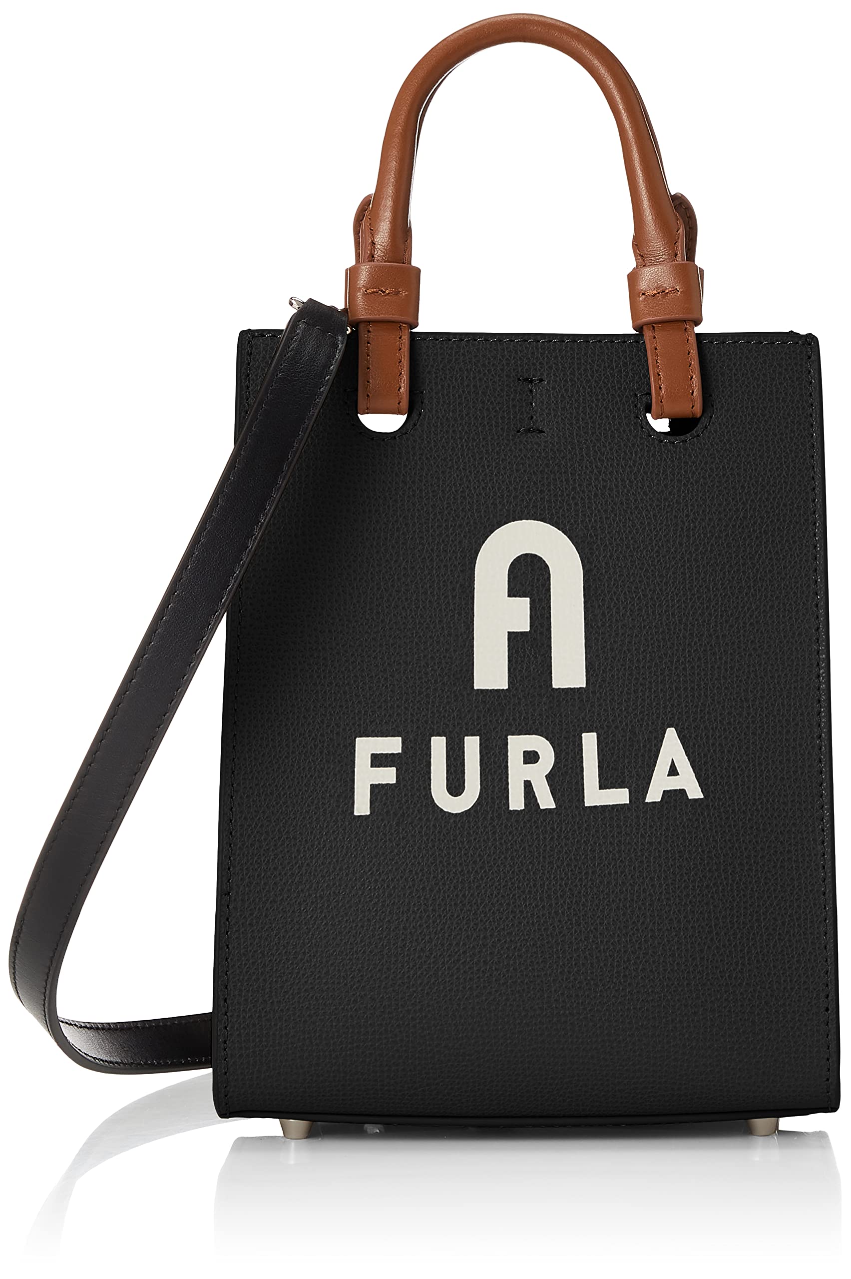 

Furla Varsity Style Shoulder Bag Nero Perla E Women s WB00729-BX1230, + [Used]