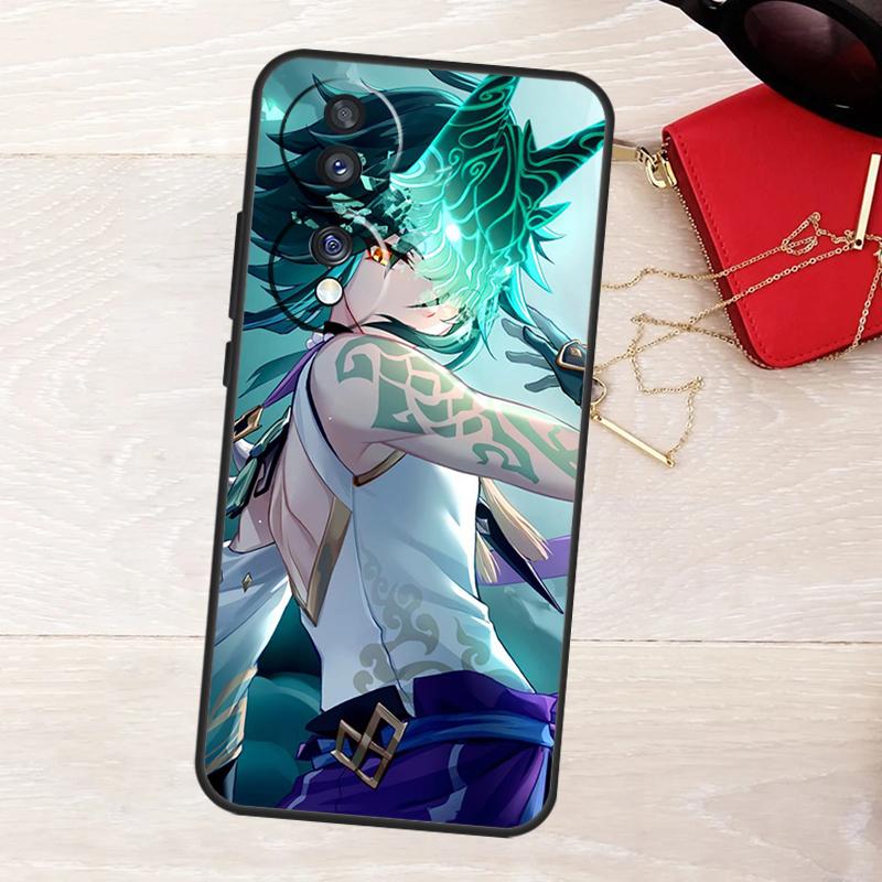 Genshin Impact Xiao Case For Honor Magic 8 5 6 7 Lite X9a X9b X9c X9d X8b X8c Win RT 50 70 90 200 400 Pro Cover