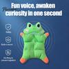 Tug And Pull Dog Toys Squeaky Animal Toy, No Stuffing Plush Chew Mouse Frog Interactive for Bored Dogs Tiger Toy Small Medium to Bite, Puppy Teething