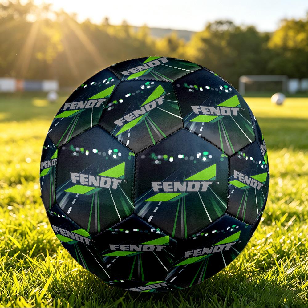 Fendt Print Standard Size 5 Soccer Ball Durable Shock?Absorbing Ball For Training Match Outdoor Play
