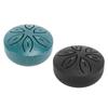 Miniature Steel Tongue Drum 3 Inch 6 Notes Rain Drum Percussion Instrument for Outside Garden