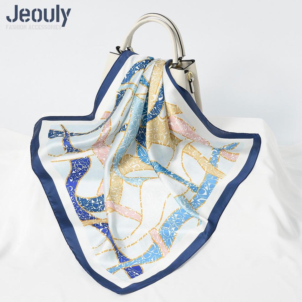 Cross-Border 70cm Silk Cashew Print Scarf - Autumn/Winter Women's Fashion Headscarf