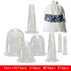 7PCS/Set  Silicone Massage Jars Suction Cup Plastic Dampness Expelling Body Release Pain Vacuum Cans Banks