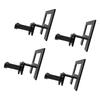 Pack of 4 Heavy Duty Metal Bed Frame Brackets Secure Stabilizers for Bedroom Furniture Easy Installation No Tools Needed
