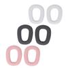 2pcs Replacement Ear Pads Professional Noise Insulation Breathable Cotton Linen Fabric Memory Foam S