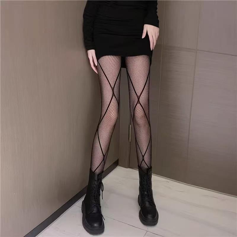 

Молочно-белые кружевные чулки в вертикальную полоску, устойчивые к зацепкам и скатыванию, для женщин - Весенне-летняя мода. One Size 80/130