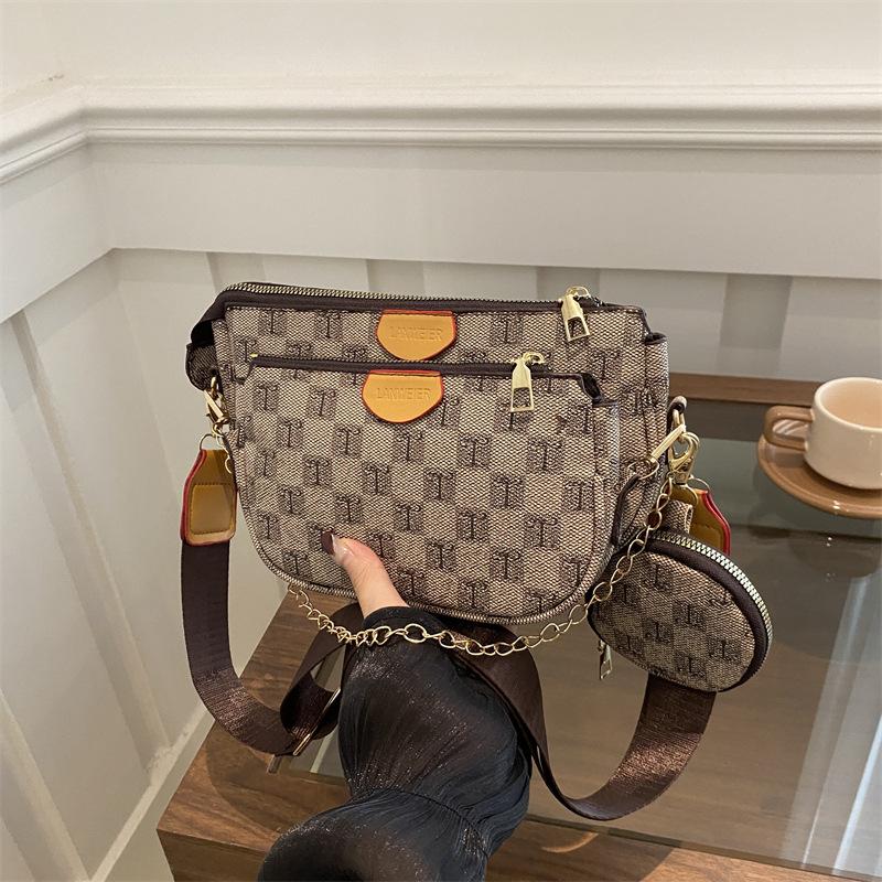 Značka Tide se stejnou mahjongovou taškou 2025 nová taška přes rameno do podpaží tři v jednom širokopásmová kombinace messenger dětská a mateřská taška