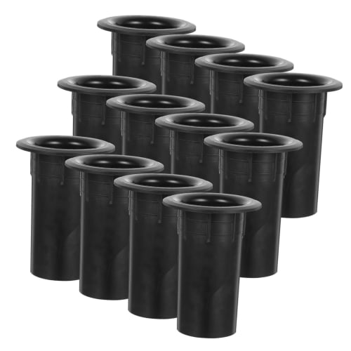 QUMIIRITY Replacement Subwoofer Port Tubes, 12 Pieces Plastic Bass Reflex Tubes, Speaker Accessories, Wear-Resistant and Drop-Resistant for Speaker Ai