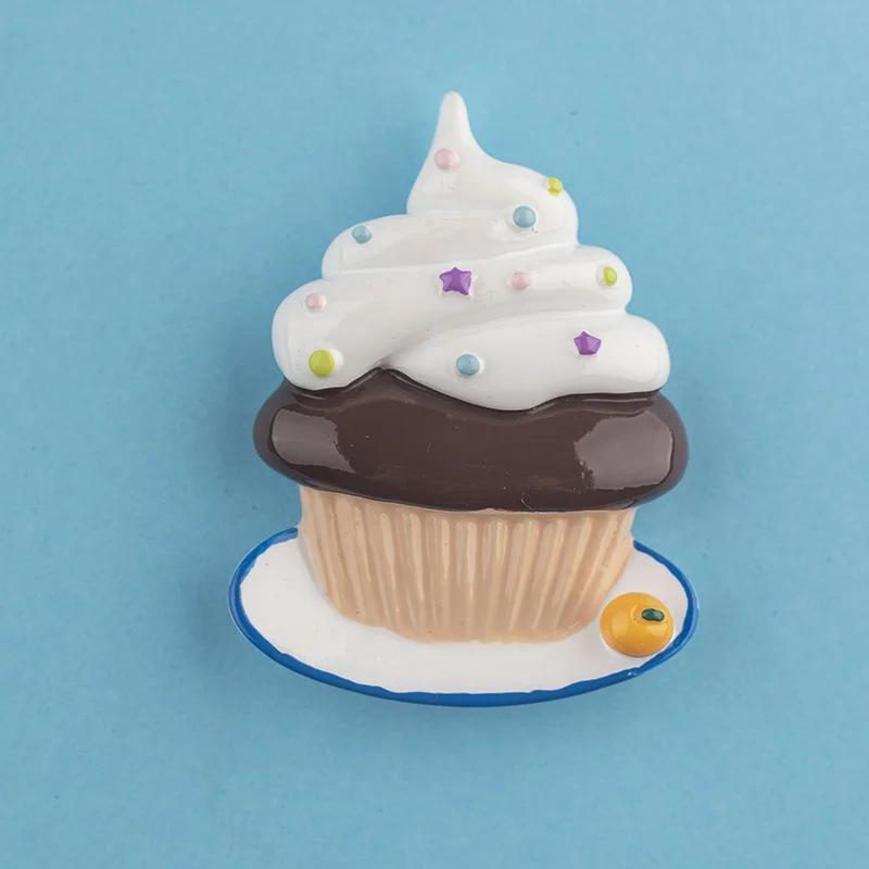 Kawaii Cupcake Fridge Magnets Home Decor Creative Message Board Magnetic Stickers Children Toys Fridge Stickers