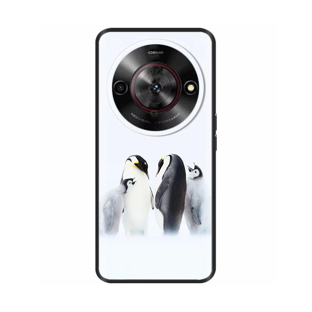 Painted Cover For ZTE Blade A75 5G Case Soft Silicone Fundas Shockproof Shell Back Cover For ZTE Blade A75 5G 4G Cases Bumper