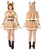 Clearstone SugarWhip Cosplay Christmas Love Cape Reindeer Brown Women's