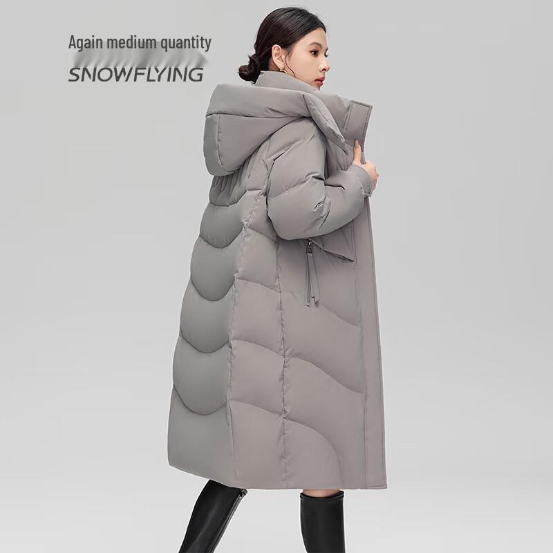 SNOWFLYING Women's Long Warm Down Puffer Coat