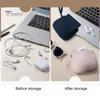 Silicone Coin Purse Portable Solid Color Multifunction Coin Holder Lipstick Keys Earphone Cable Storage Bag Pouch Wallet Women Girls Gift