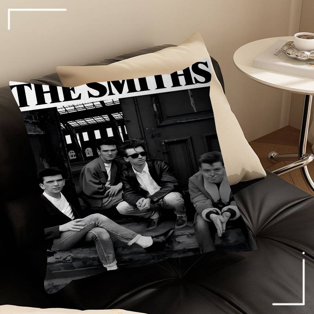 British Rock Band The Smiths Cushion Cover Car Throw Pillow Case For Sofa Car Christmas Gift 40x40cm 45x45cm