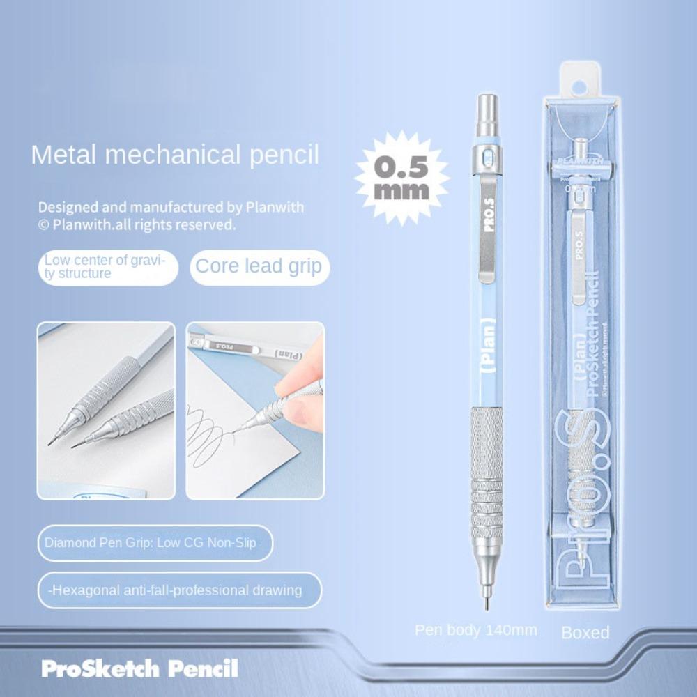 Kovové automatické tužky Tužka na kreslení proti pádu Nová tužka s nízkým těžištěm