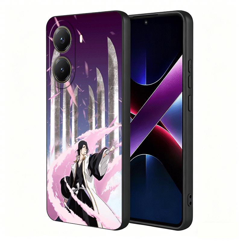 Bleach Kuchiki Byakuya Soft Phone Case for Xiaomi Poco X5 X6 X7 X8 Pro Max X3 F7 F8 Ultra M8 M7 M6 M5 Redmi 15 15C 14C 13C 12C X