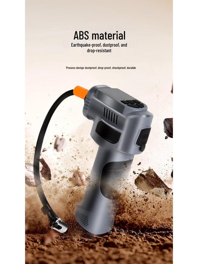 Portable Car Jump Starter & Inflatable Pump Combo