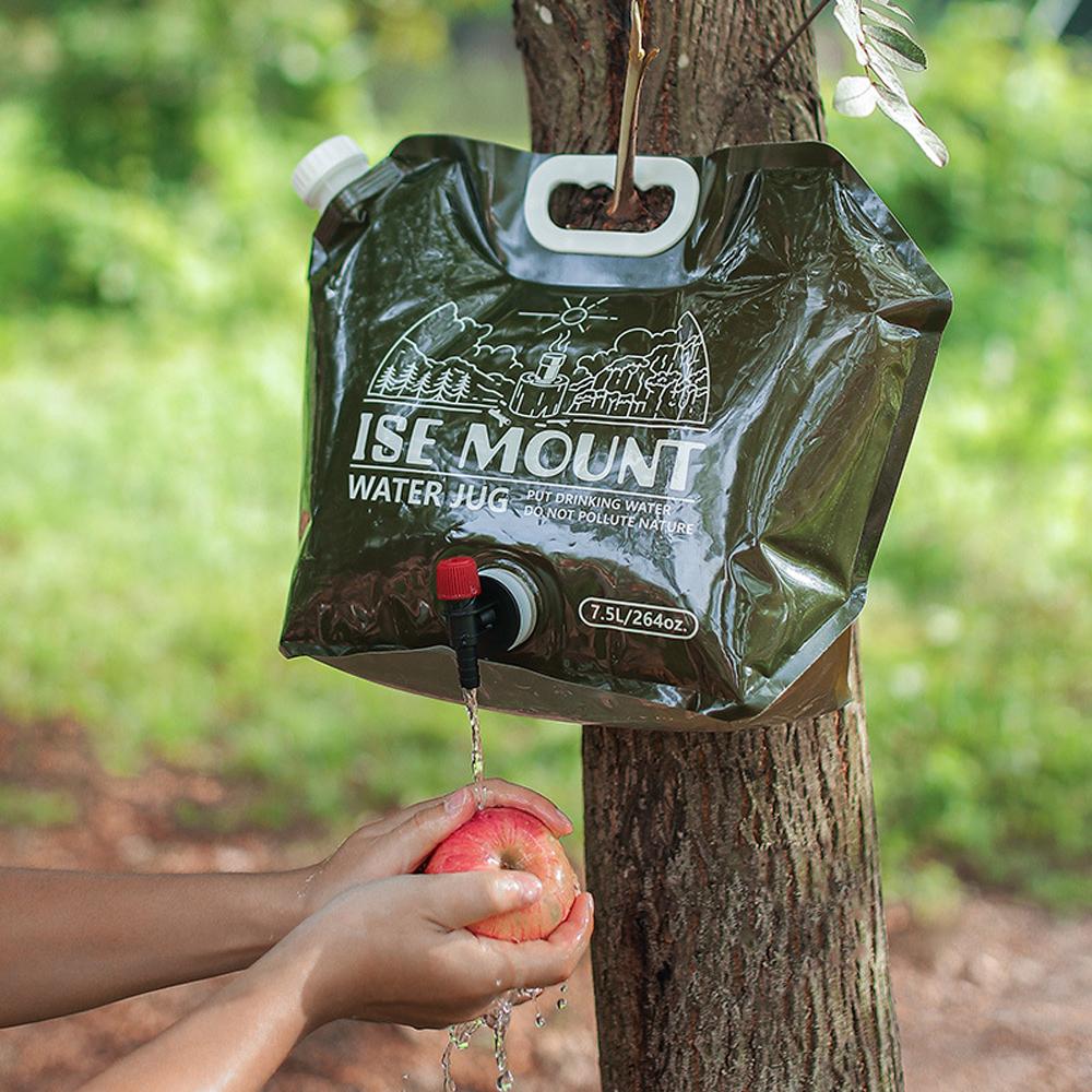 Oudoor Camping Pinic Water Bag Large Capacity Portable Water Storage Bag with Water Tap Car Travel Portable Water Bag