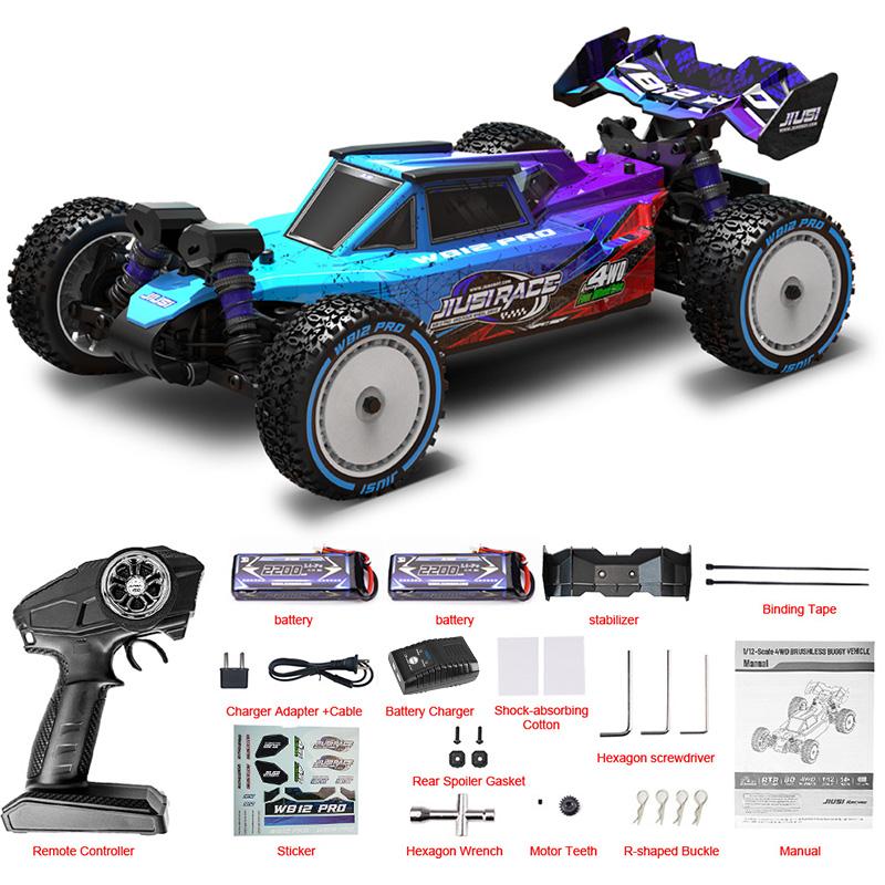 1:12 80km/h JIUSI WB12 PRO Rc Car 4WD Off Road Racing Car 2.4G Remote Control Car Competitive Toys Drift Cars For Boys Gift