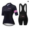 Mens Cycling Jersey Set Breathable Short Sleeve Road Mountain Bike Apparel Sportswear
