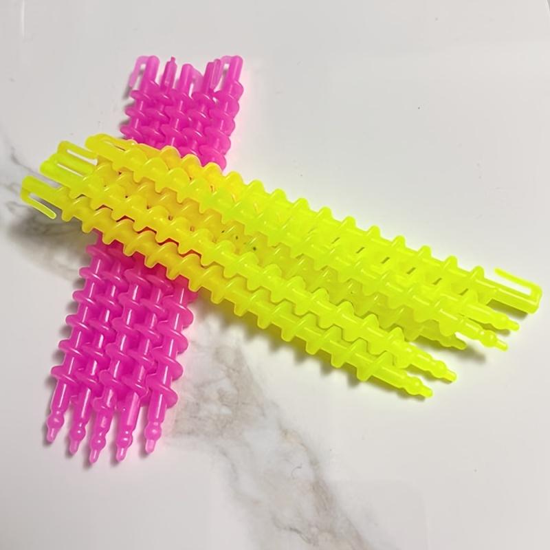 26pcs Multicolor Spiral Hair Curlers Suitable for Salon & Home Use - Hot-Resistant Plastic Rollers with Spiral,Hairstyling Tool