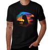 Silhouette American Native Unisex With Eagle Tshirt Large Size Breathable Tee