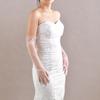 Pearl Mesh Bridal Wedding Dress Tulle Gloves Long Dinner Party Sheer Gloves Travel Pography Accessories