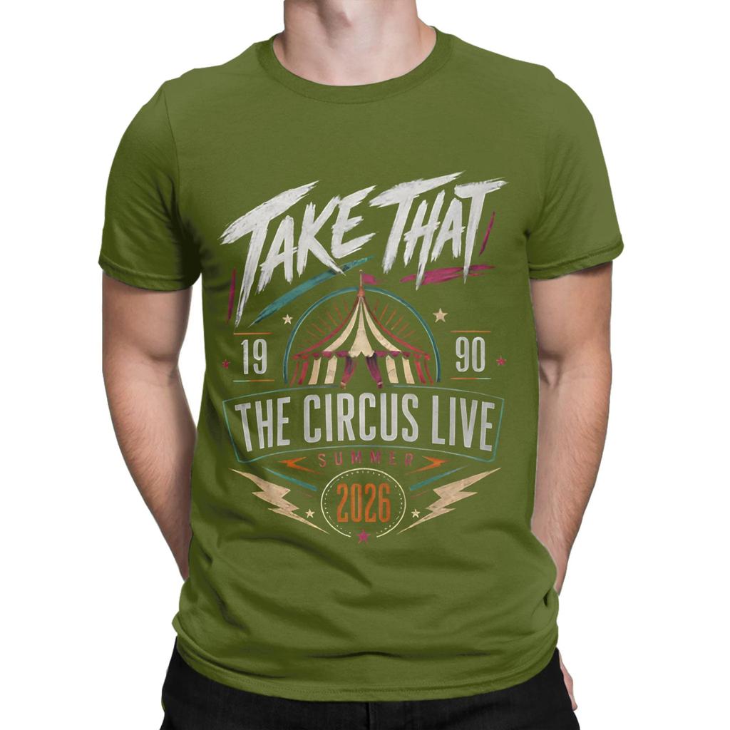 All Seasons Take That The Circus Live Tour 2026 T Shirt For Unisex Unisex Cotton Tee Shirt Short Sleeve Clothes
