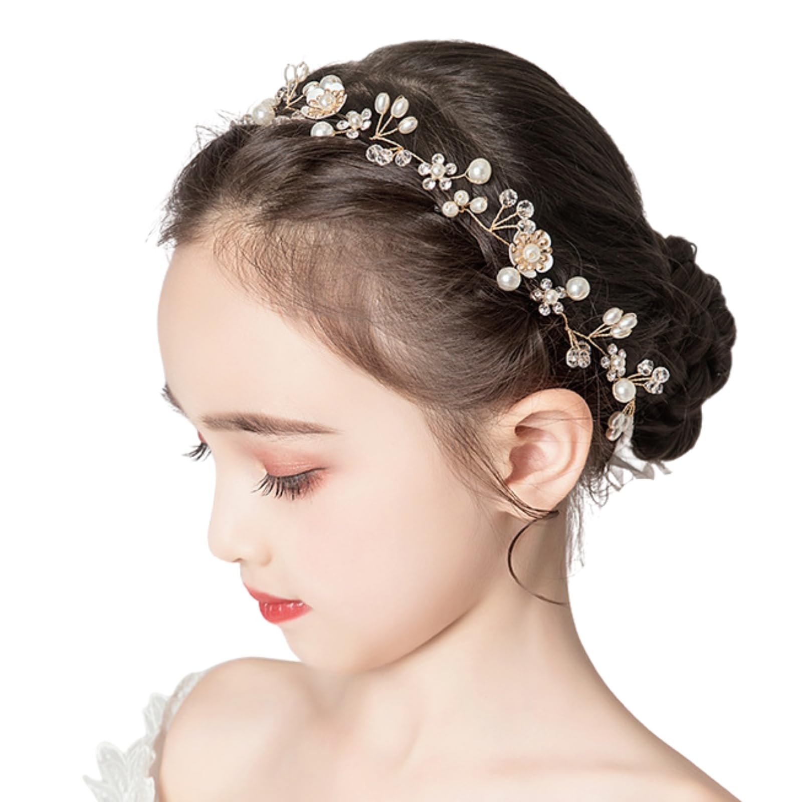 

Аксессуары для волос Головной убор для фортепианного концерта Девочки Дети Ручная работа Аранжировка Украшение для волос [MajuMaju] (И) (PHD24-G)