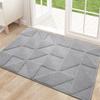 Olanly Indoor Outdoor Door Mats 50x80cm Door Mats Dirt Trapper Soft Doormats Super Absorbent Entrance Rug Non-slip Floor Mat